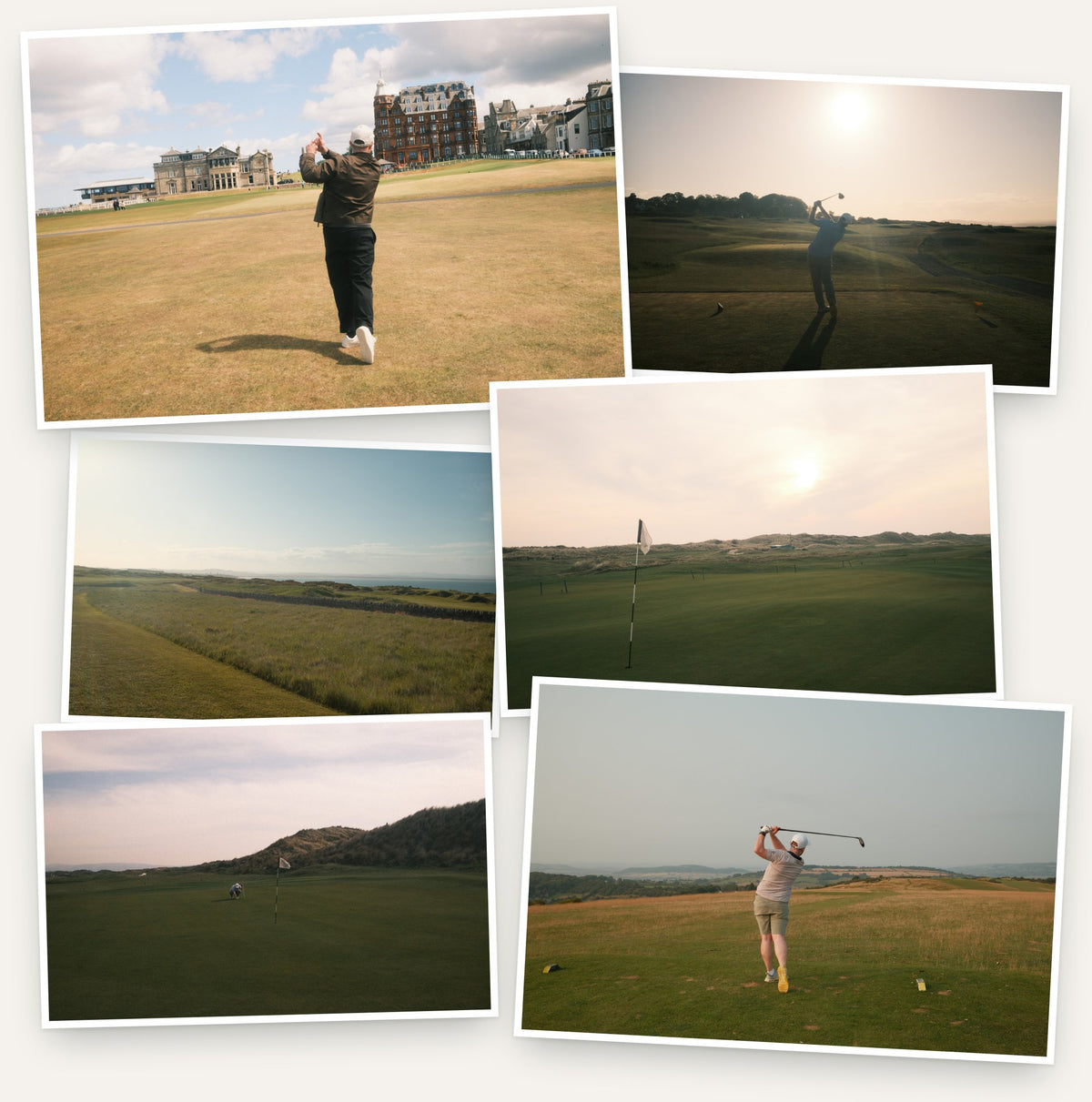 Six photos from golf trips: St Andrews, Aberdovey and Cleeve Hill